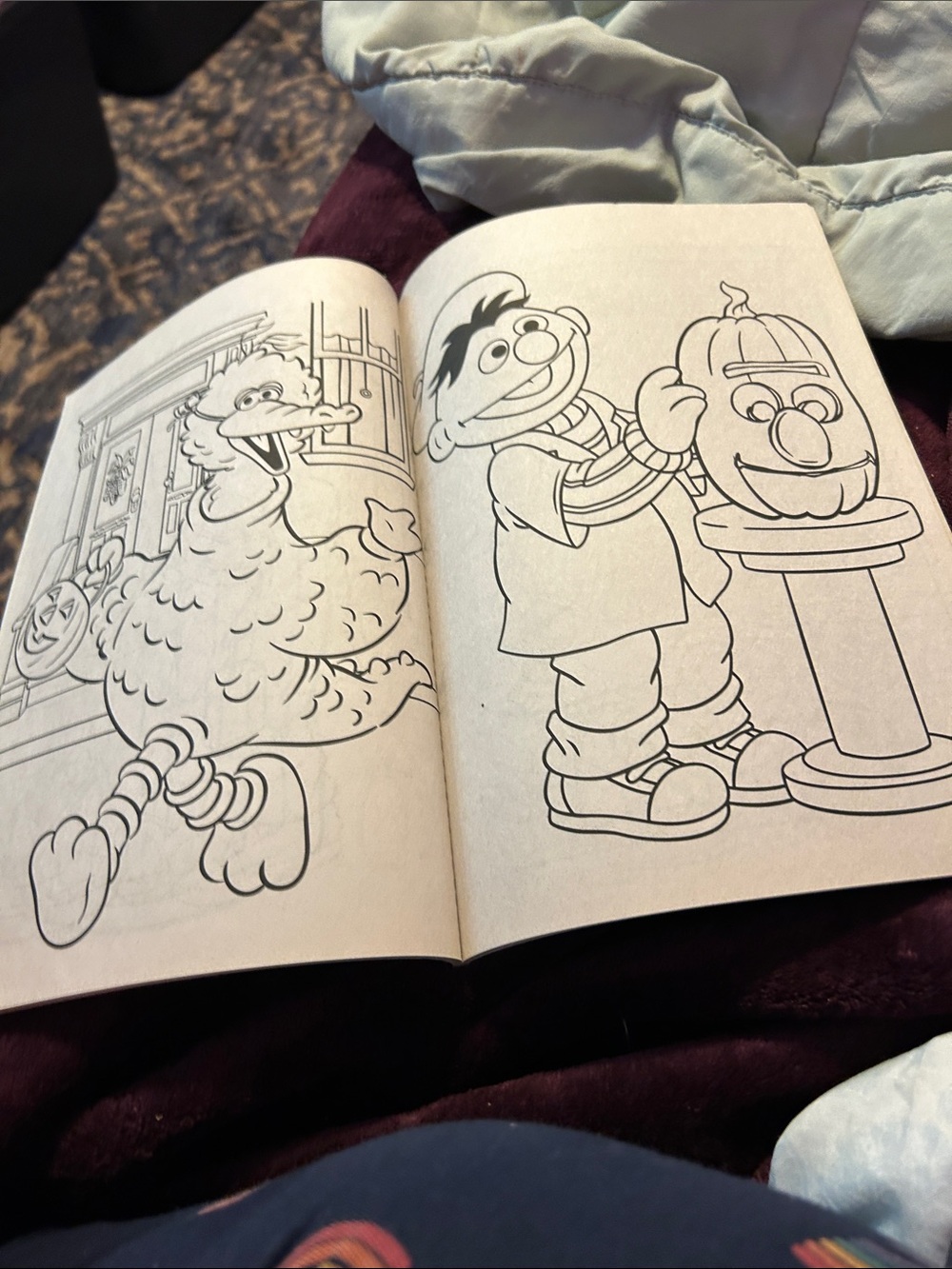 Sesame Street Halloween Activity Book - Blue, Orange, Yellow, Red, Green - Picture 4 of 4